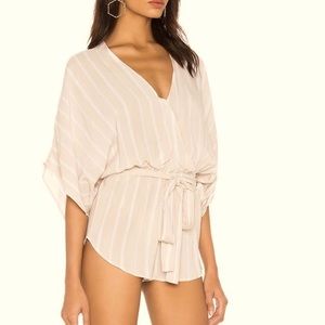 Indah Sunday Striped Romper
